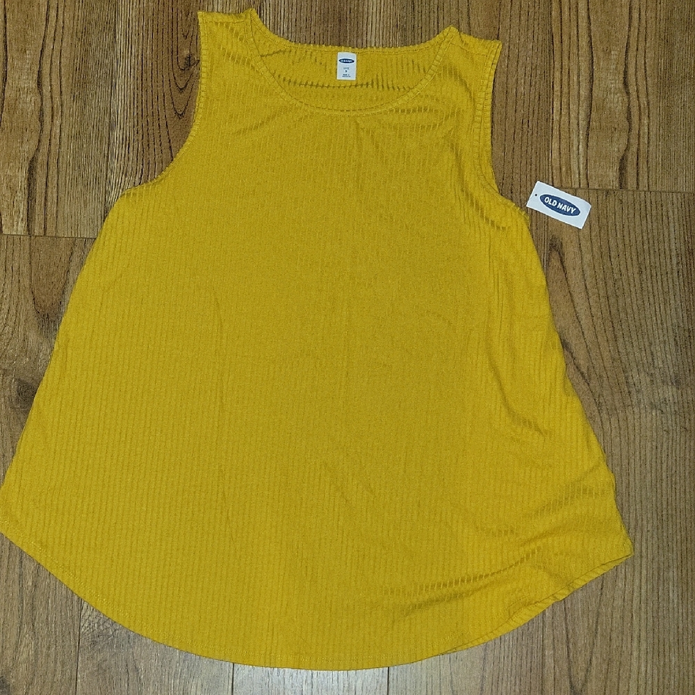Old Navy Women's Yellow Tank Top